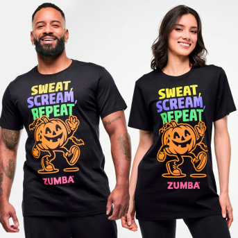 i*i様 ZUMBA限定品Tシャツ ZUMBA ズンバ 正規品 ウェア レディース Tシャツ 半袖 ロゴ 丸首
