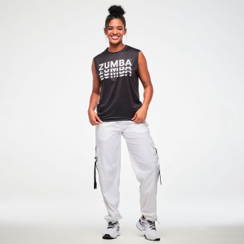 Zumba Basic Mesh Muscle Tank <Bold Black> | JWI OFFICIAL WEBSITE