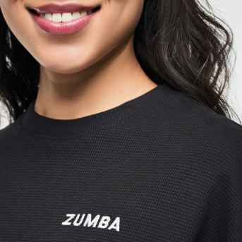 ZUMBA スウェット ZW⭐︎GW Zumba Basic Oversized Waffle Sweatshirt – Zumba Wear | STRONG iD