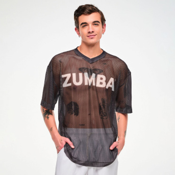 ZUMBA 新作 Valentineサッカーシャツ　Lサイズ Ultrabright Oversized Unisex Mesh Sports Jersey – Zumba Wear