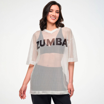 Zumba Basic Zip-Up Hoodie <Black/White> | JWI OFFICIAL WEBSITE