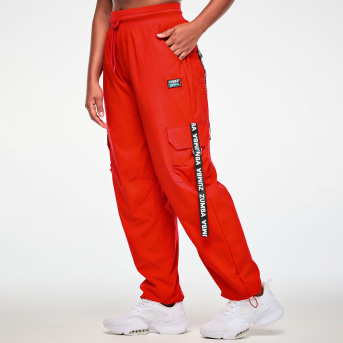 ZUMBA トレーニングパンツ 赤青 Victory Double Waisted Slouch Woven Pants – Zumba Wear | STRONG iD