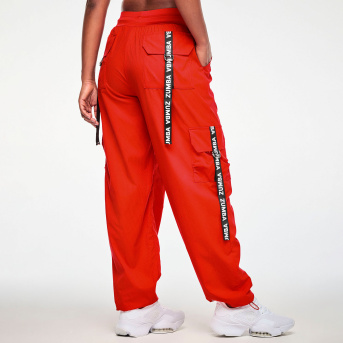Zumba X The Smurfs Woven Cargo Pants <Fuego Red> | JWI OFFICIAL