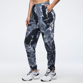 Zumba Basic Slouch Sweatpants <Black/White> | JWI OFFICIAL WEBSITE