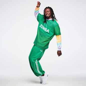 Color Spree Curvy Track Pants <Groovin' Green> | JWI OFFICIAL