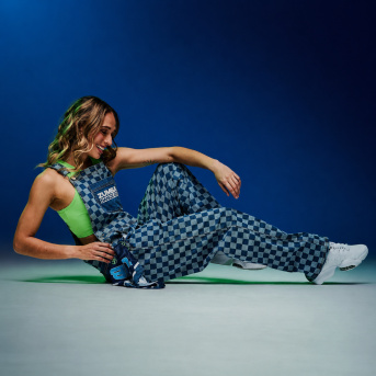 Jean Jamz High Neck Crop Tank <Get in Lime> | JWI OFFICIAL WEBSITE