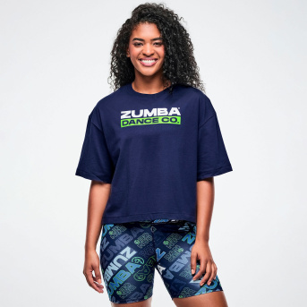 Jean Jamz High Waisted Biker Shorts <Navy/Green> | JWI OFFICIAL