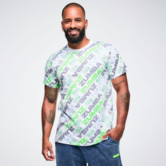 Jean Jamz Crew Neck Tee <White/Green> | JWI OFFICIAL WEBSITE