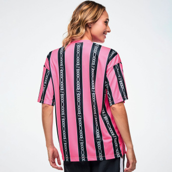Dolcet サイズM Dale-Z Oversized Drop Shoulder Tee <Pink/Black> | JWI OFFICIAL
