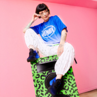 ジャザサイズ　90degree サイズxs 最新作 XS JAZZERCISE ジャザサイズ レギンス ネイビー×レッド