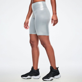 Dale-Z High Waisted Biker Short <Silver> | JWI OFFICIAL WEBSITE