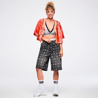 ズンバ正規品　ジョーツ　Dale-Z Denim Jorts Ｌサイズ　美品 レディース Dale-Z Denim Jorts ズンバ 正規品 ZUMBA