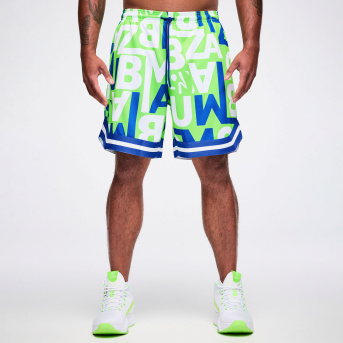 Dale-Z Men's Mesh Shorts <Green/Blue> | JWI OFFICIAL WEBSITE