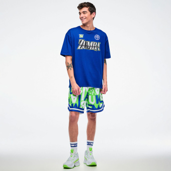 Dale-Z Men's Mesh Shorts <Green/Blue> | JWI OFFICIAL WEBSITE