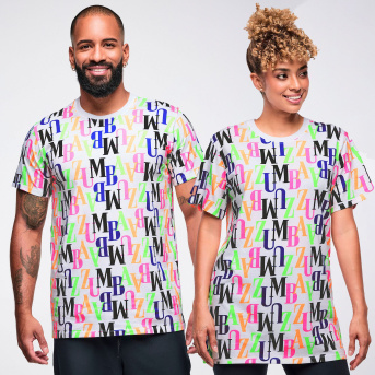 Dale-Z Unisex Crew Neck Tee <White/Multi> | JWI OFFICIAL WEBSITE