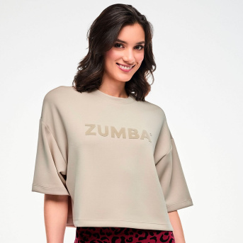 着用1回◾️正規品◾️ZUMBA 柄トップス　M/L Dale-Z Crew Neck Crop Top – Zumba Wear | STRONG iD