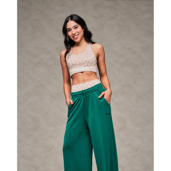 Zumba Z-Lift Scoop Neck Bra <Beige/Tonal> | JWI OFFICIAL WEBSITE