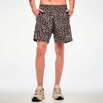 Zumba Modal Easy Shorts <Mocha/Black> | JWI OFFICIAL WEBSITE