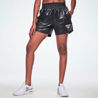 Rock n Roll Boxing Shorts With Side Inserts <Bold Black> | JWI