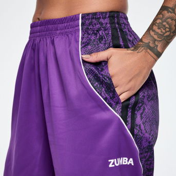 Rock n Roll Curvy Track Pants <Purple/Black> | JWI OFFICIAL