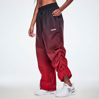 Rock n Roll High Waisted Woven Pants <Red/Black> | JWI OFFICIAL