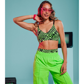 Electric Feel Z-Lift Bra <Green/Black> | JWI OFFICIAL WEBSITE