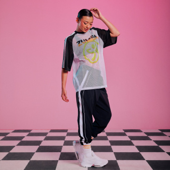 その他 Worldwide Oversized Mesh Top-XS Worldwide Oversized Mesh Top <Back to the Fuchsia> | JWI OFFICIAL